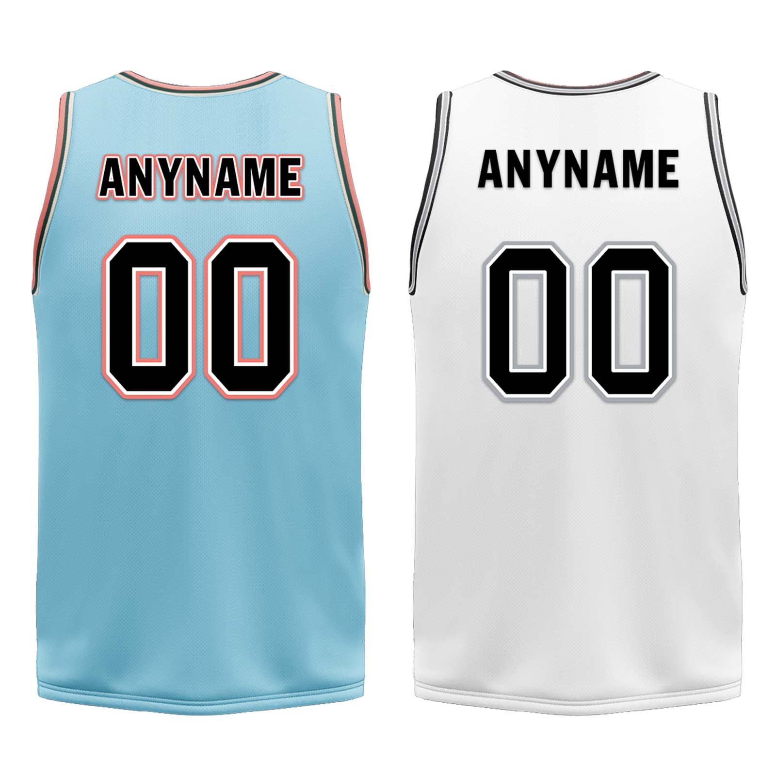 Custom Glacier Blue Brown Red San Antonio City Edition Personalized Reversible Basketball Set Sports Basketball Jersey BBJ01R-D0610-27