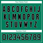 Custom Green White Stripe Fashion Personalized Authentic Baseball Jersey BSBJ01-D017246