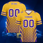 Custom Purple White Minnesota Personalized Authentic Football Jersey FBJ02-D023033-17