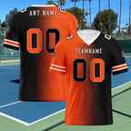 Custom Orange Black Ohio Personalized Authentic Football Jersey FBJ02-D028017-19