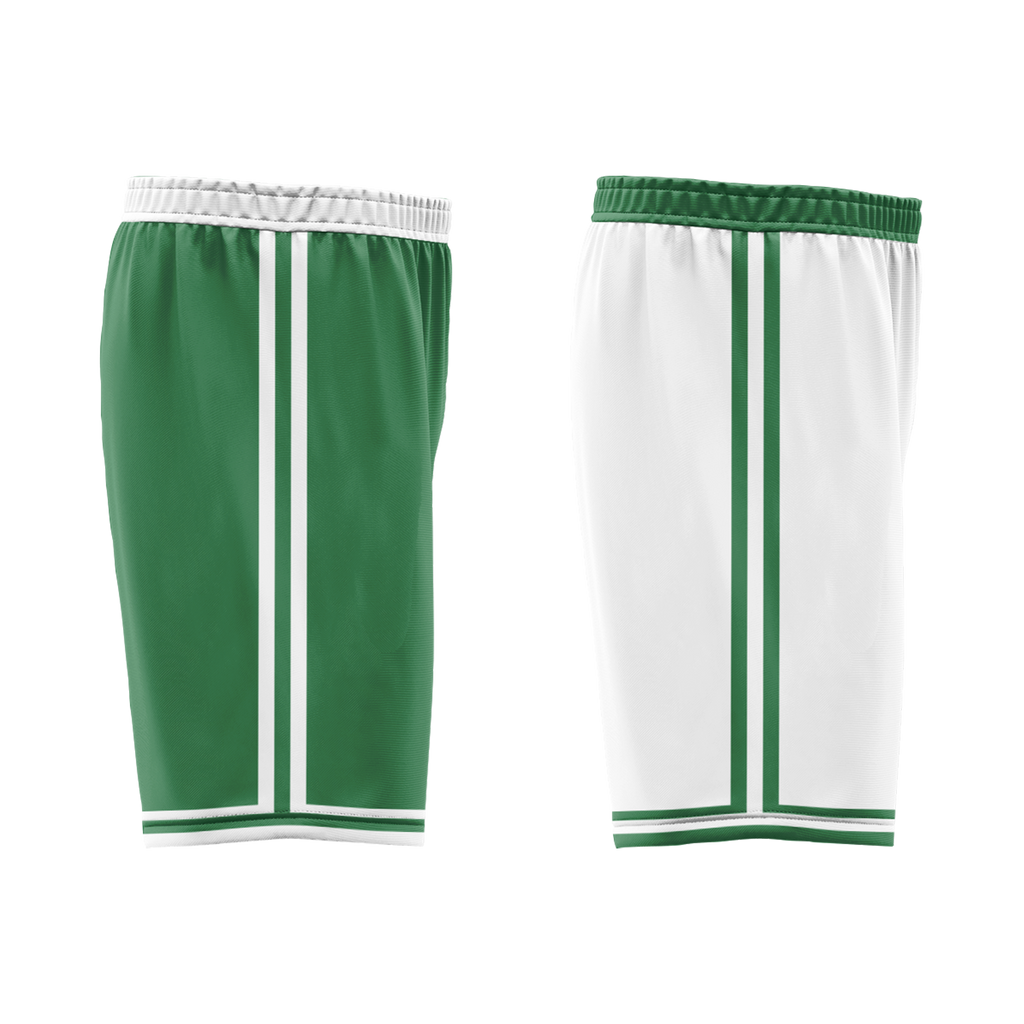 Custom Green White Classic Style Reversible Basketball Uniform Personalized Ordinary BBJR-D017001