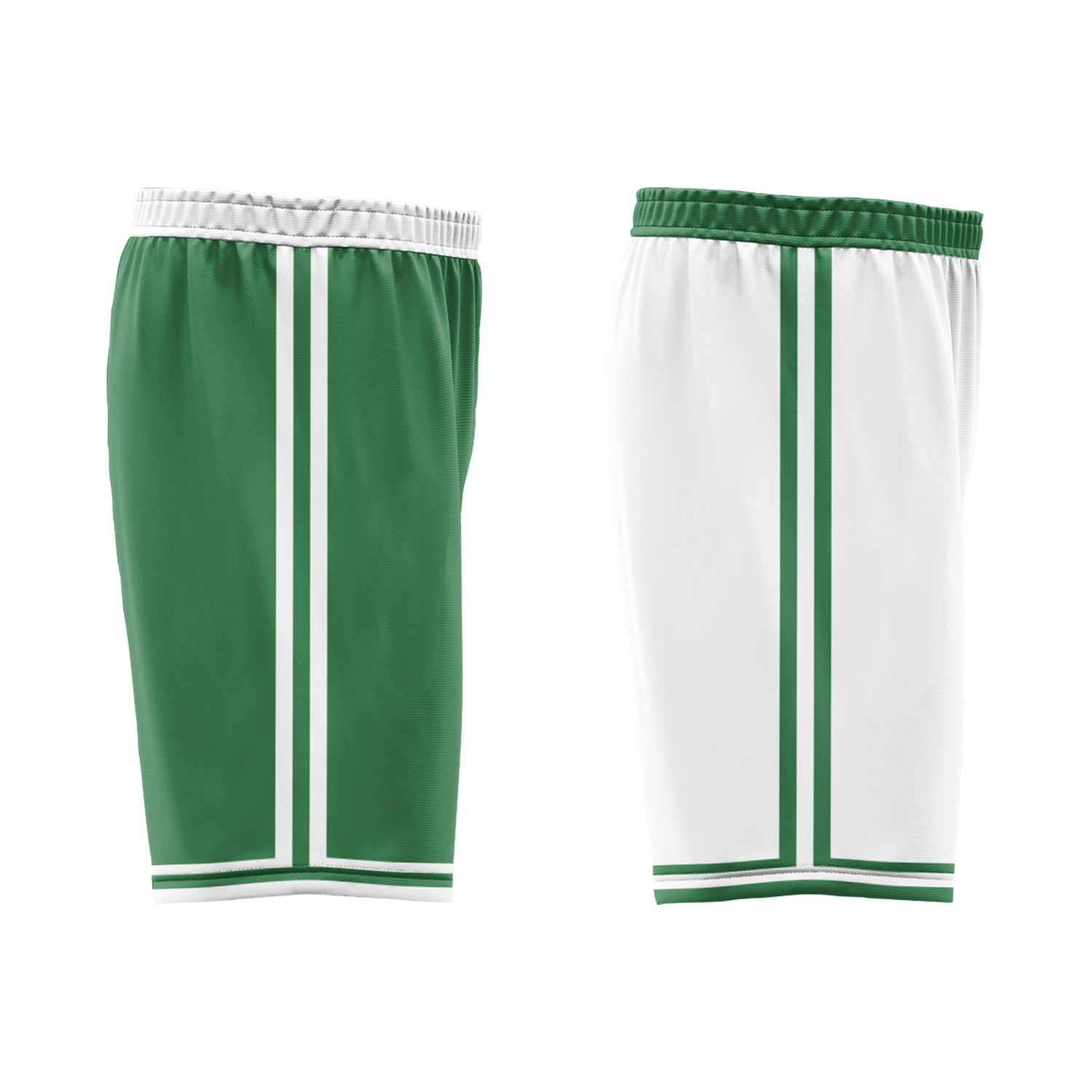 Custom Green White Classic Style Reversible Basketball Uniform Personalized Ordinary BBJR-D017001