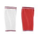 Custom White Red Classic Style Reversible Basketball Uniform Personalized Ordinary BBJR-D017041