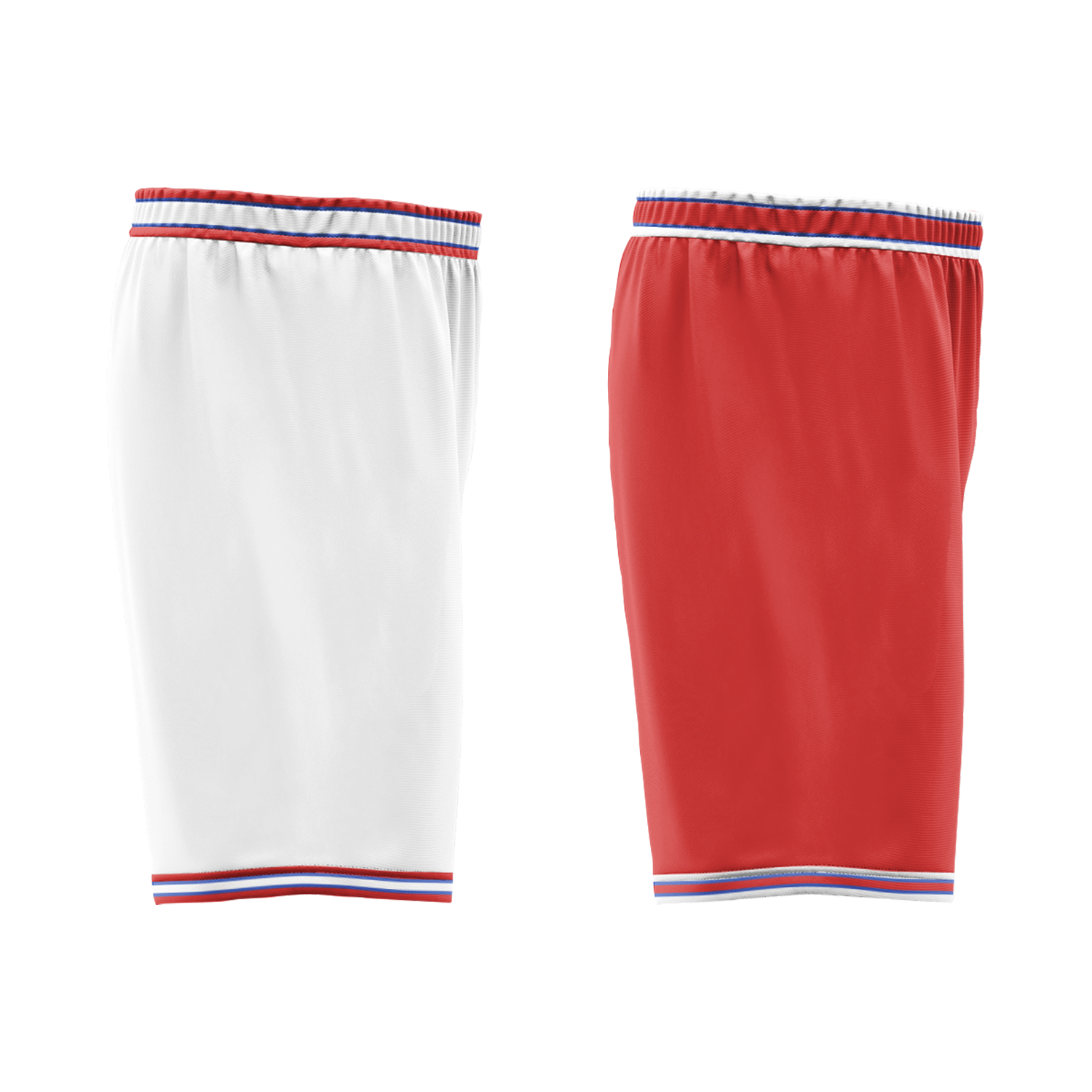 Custom White Red Classic Style Reversible Basketball Uniform Personalized Ordinary BBJR-D017041
