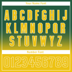 Custom Green Yellow Fade Fashion Personalized Authentic Baseball Jersey BSBJ01-D0a70ca