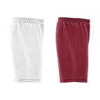 Custom White Red Classic Style Reversible Basketball Uniform Personalized COOLMAX BBJR-D017012