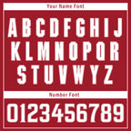 Custom Burgundy White Raglan Sleeves Personalized Authentic Baseball Jersey BSBJ01-D020200-18