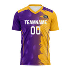 Custom Purple Yellow Soccer Sets Jersey Personalized SCJ101-D020210-10