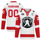Custom White Red Personalized Hockey Jersey HCKJ01-D0a70ad