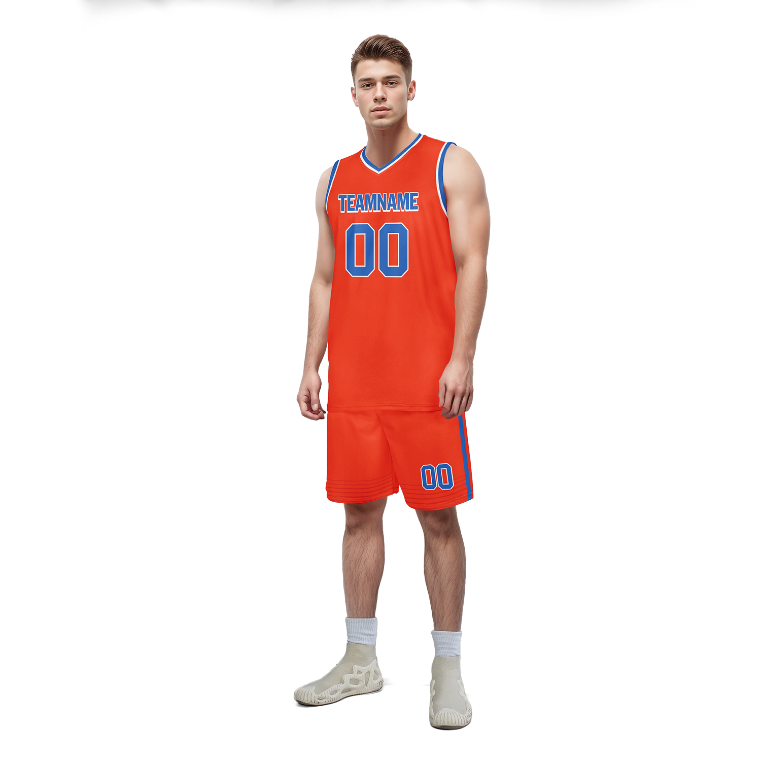 Custom Orange Classic Style Sports Uniform Basketball Jersey BBJ01-bd0a70d0