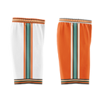 Custom White Orange Classic Style Reversible Basketball Uniform Personalized Ordinary BBJR-D017052