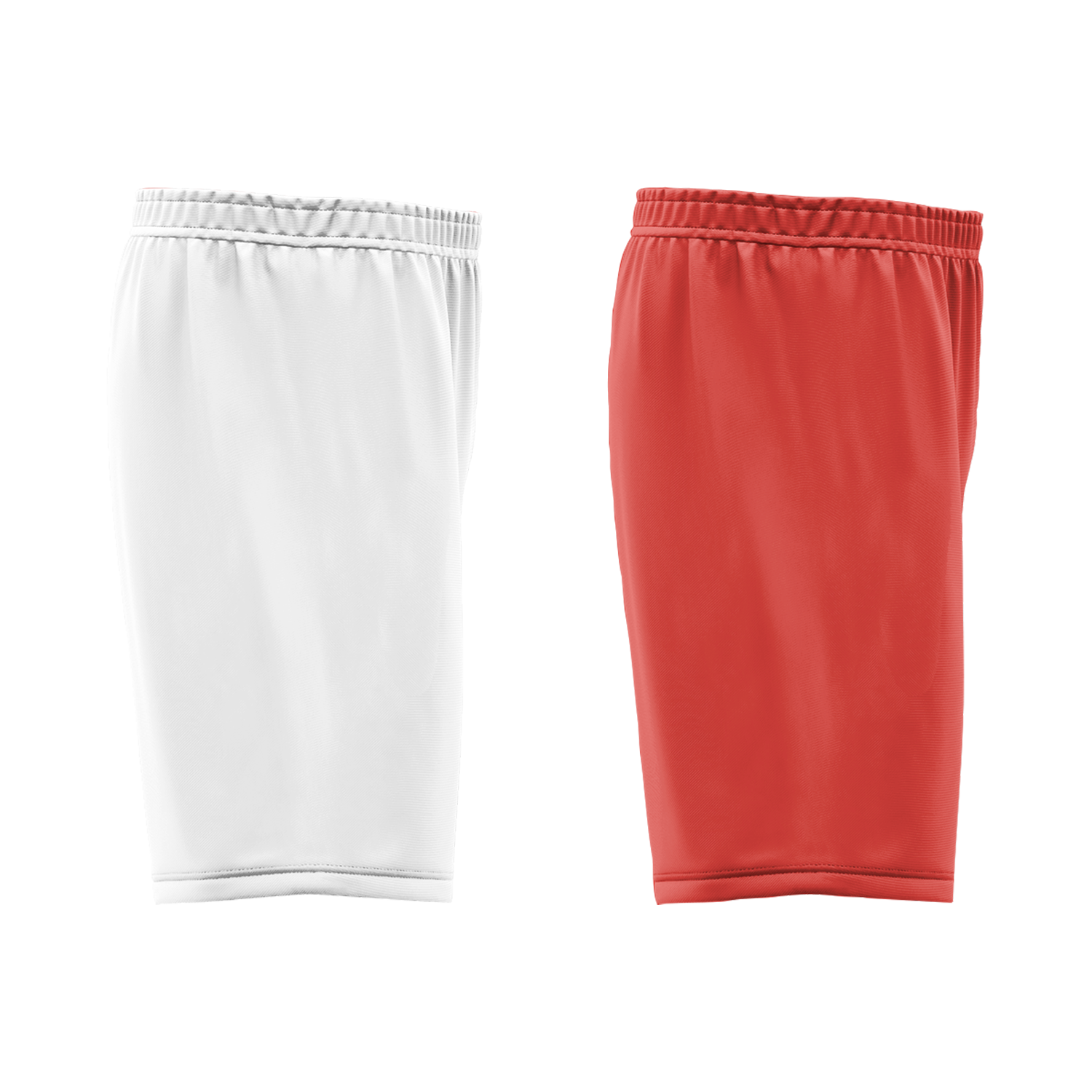 Custom White Red Classic Style Reversible Basketball Uniform Personalized COOLMAX BBJR-D017037