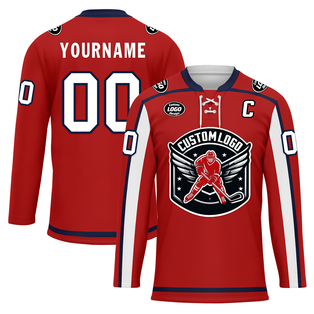 Custom Red Personalized Hockey Jersey HCKJ01-D0a70e9