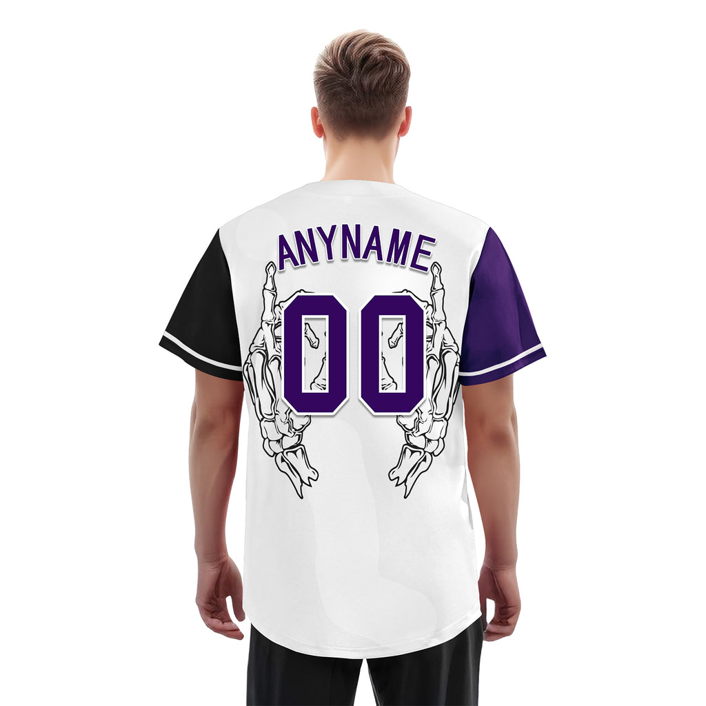 Custom Gothic Personalized Authentic Baseball Jersey BSBJ01-E06006