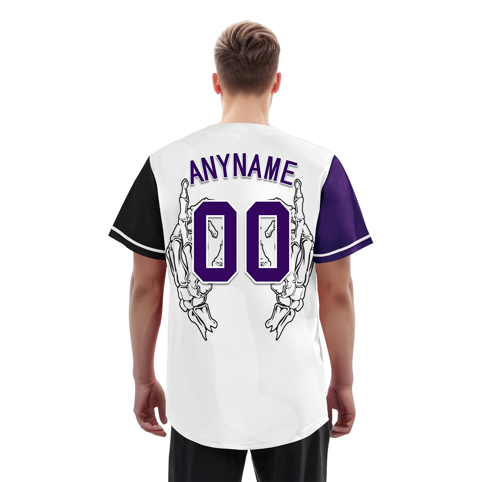 Custom Gothic Personalized Authentic Baseball Jersey BSBJ01-E06006