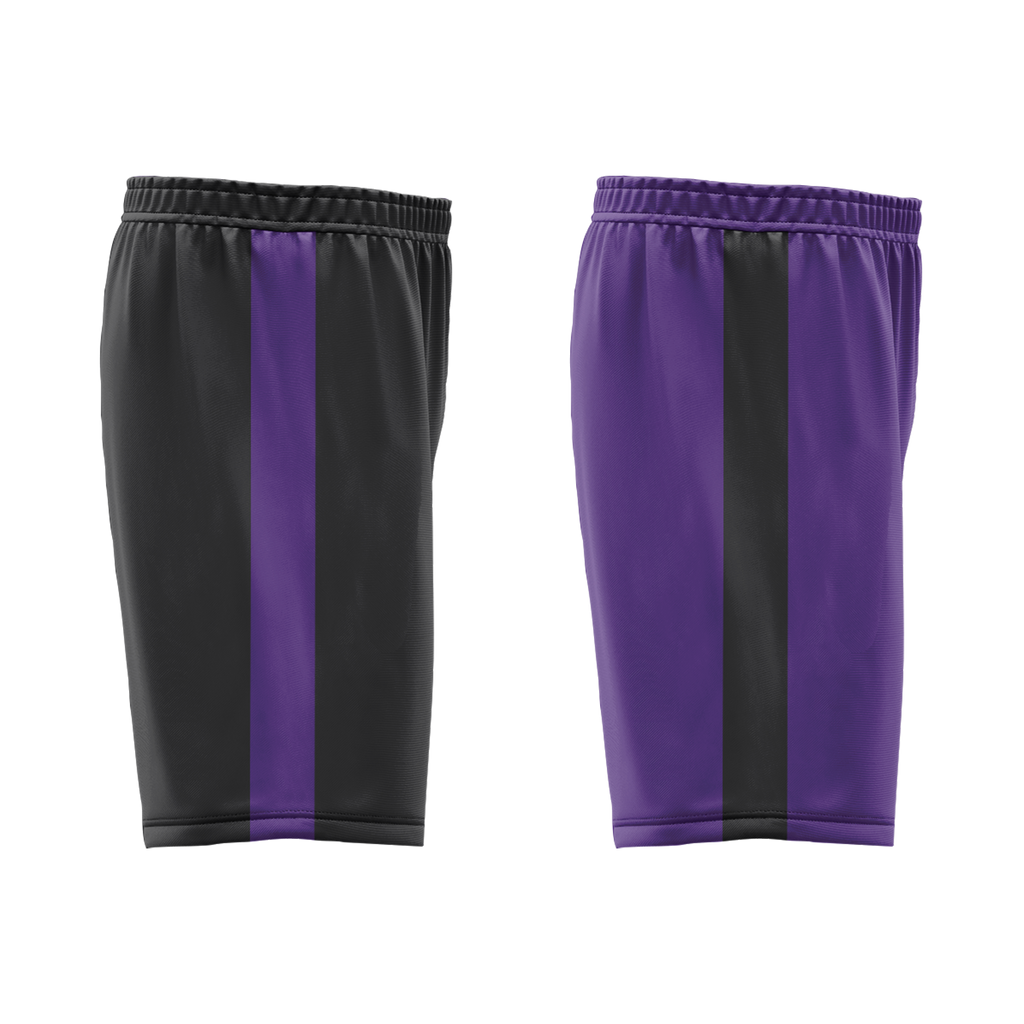 Custom Black Purple Classic Style Reversible Basketball Uniform Personalized Ordinary BBJR-D017035