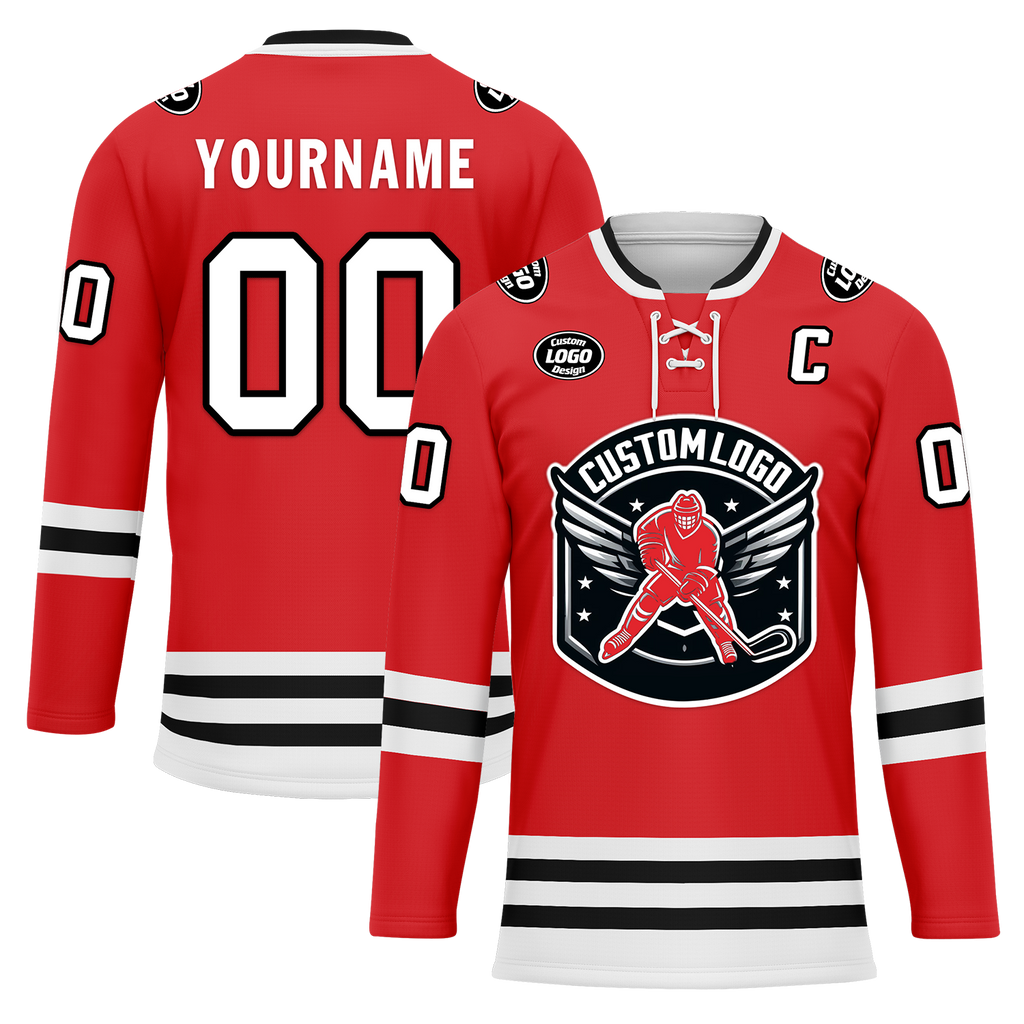 Custom Red Personalized Hockey Jersey HCKJ01-D0a70bf