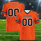 Custom Orange Cincinnati Football Jersey and Sports Shoes Combo Offer Personalized Combo ZH-D025008-6