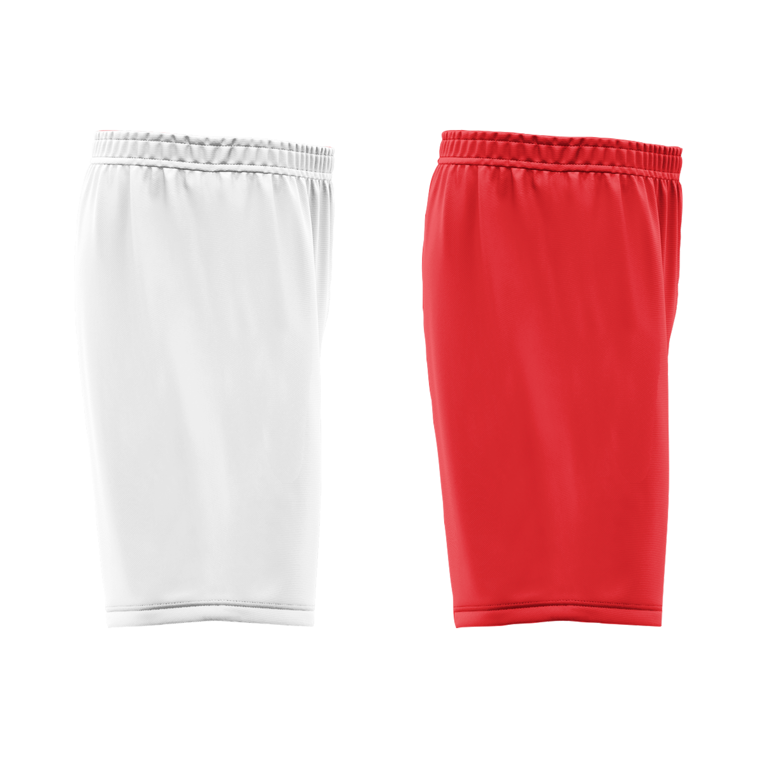 Custom White Red Classic Style Reversible Basketball Uniform Personalized COOLMAX BBJR-D017026