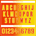Custom Orange Yellow Gradient Fashion Personalized Authentic Baseball Jersey BSBJ01-D0a707e