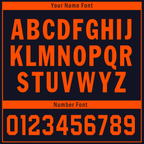 Custom Blue Orange Personalized Hockey Jersey HCKJ01-D0a70c8