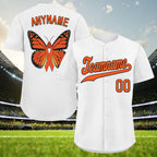 Custom White World Cancer Day Personalized Authentic Baseball Jersey BSBJ01-E06020-15