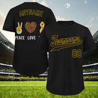 Custom Black World Cancer Day Personalized Authentic Baseball Jersey BSBJ01-E06020-18