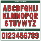 Custom White Green Personalized Hockey Jersey HCKJ01-D0a70c0