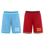 Custom Blue Red Cleveland City Edition Personalized Reversible Basketball Set Sports Basketball Jersey BBJ01R-D0610-6