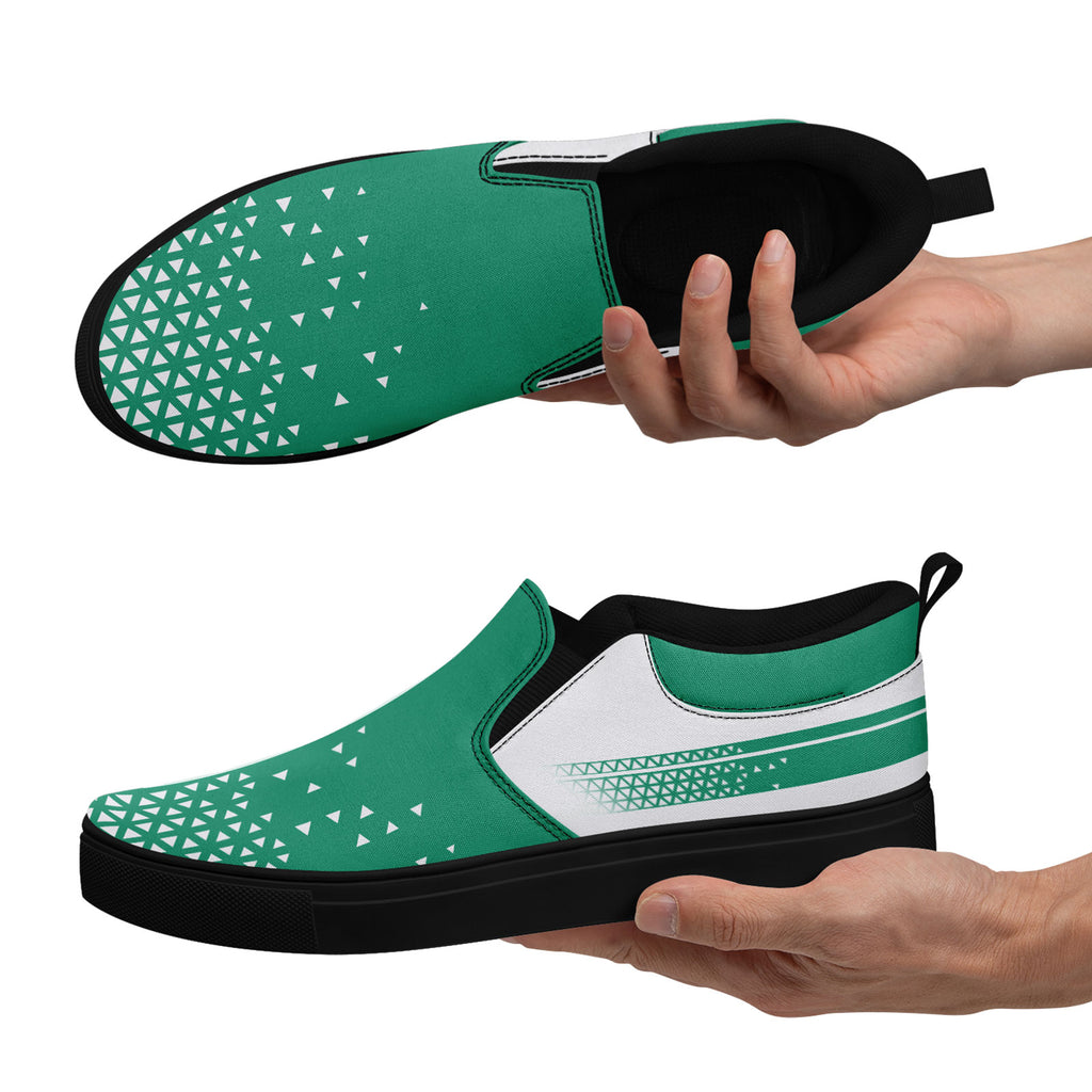 Custom Canvas Sneakers Personalized Slip On Shoes FN071-E023042-10