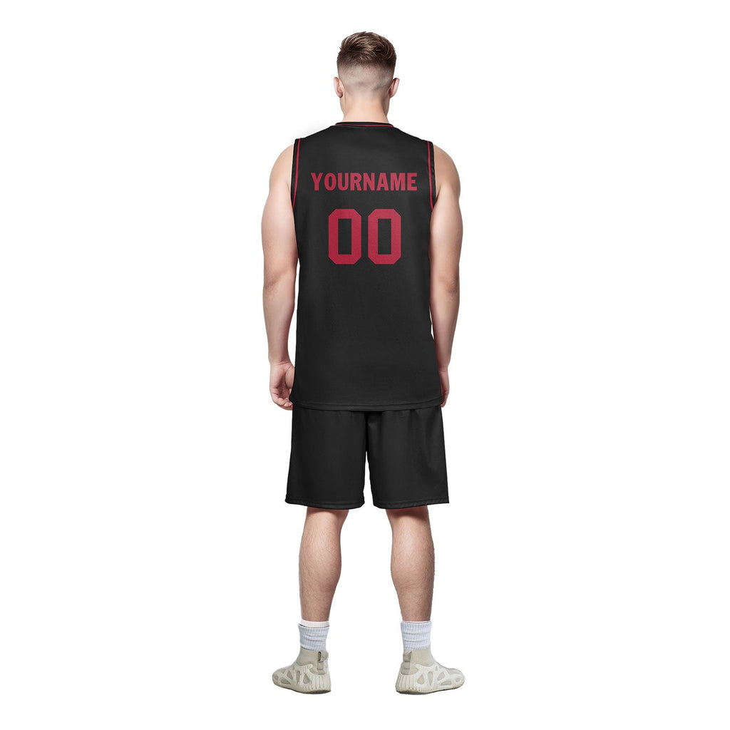 Custom Black Classic Style Sports Uniform Basketball Jersey BBJ01-D020105-4