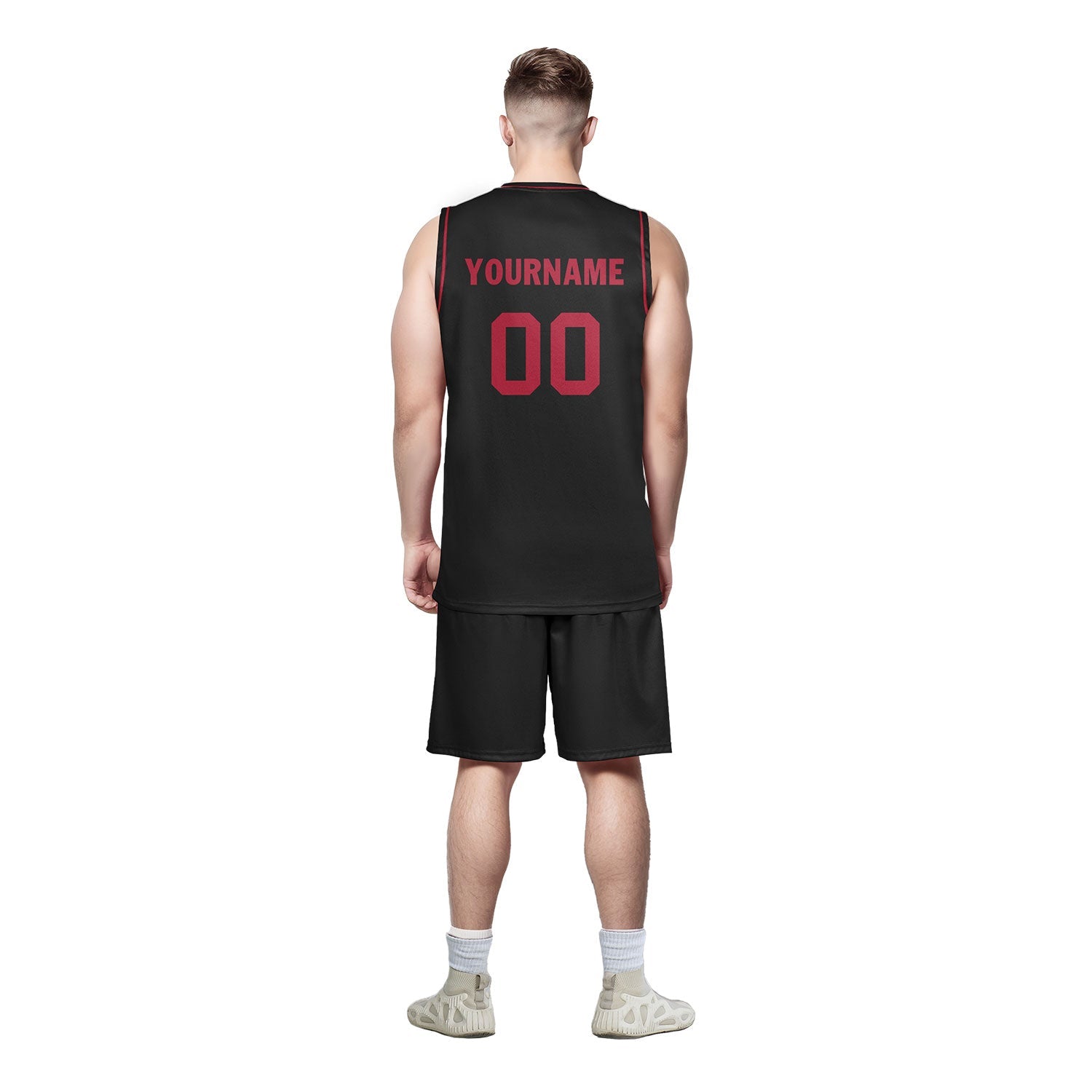 Custom Black Classic Style Sports Uniform Basketball Jersey BBJ01-D020105-4