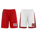 Custom Red White Miami City Edition Personalized Reversible Basketball Set Sports Basketball Jersey BBJ01R-D0610-16