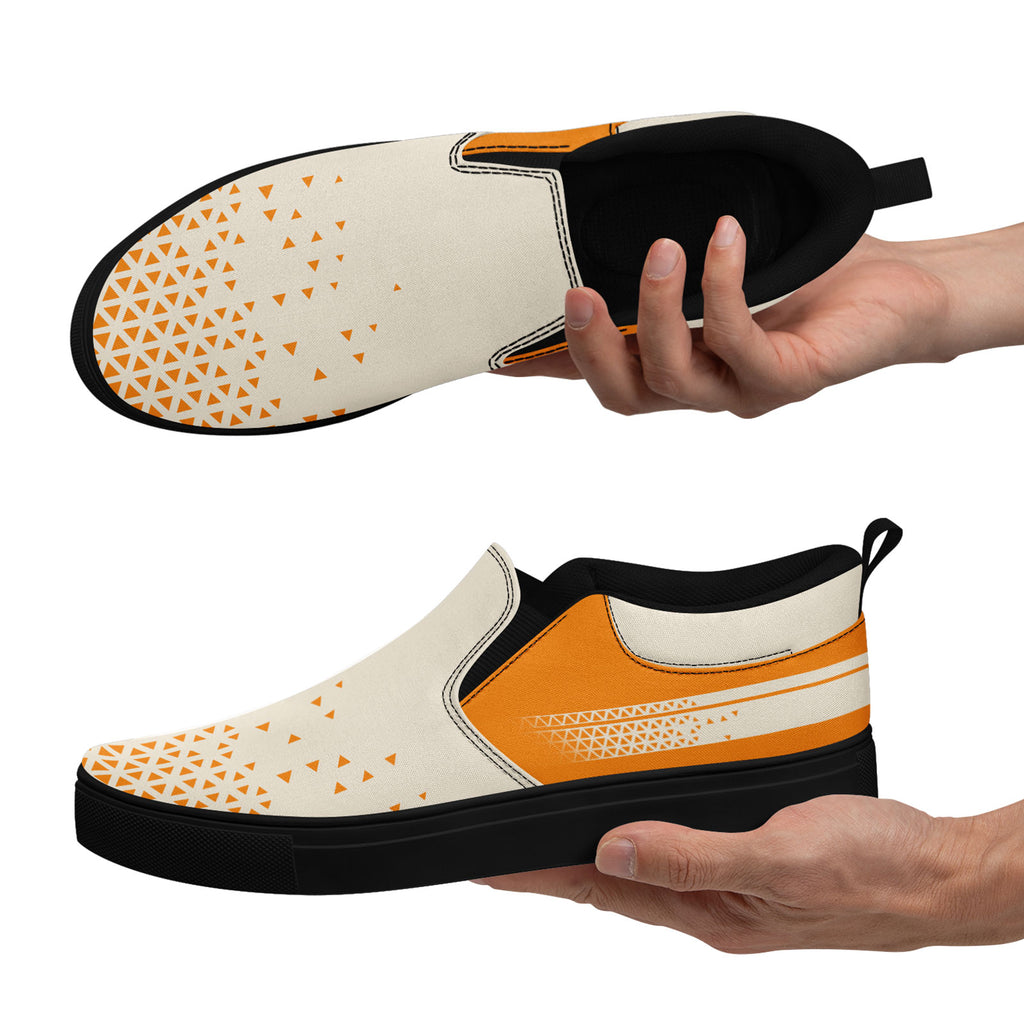 Custom Canvas Sneakers Personalized Slip On Shoes FN071-E023042-7