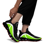Custom Black Green Maxsoul Shoes Personalized Sneaker FN003XD-D020391-19