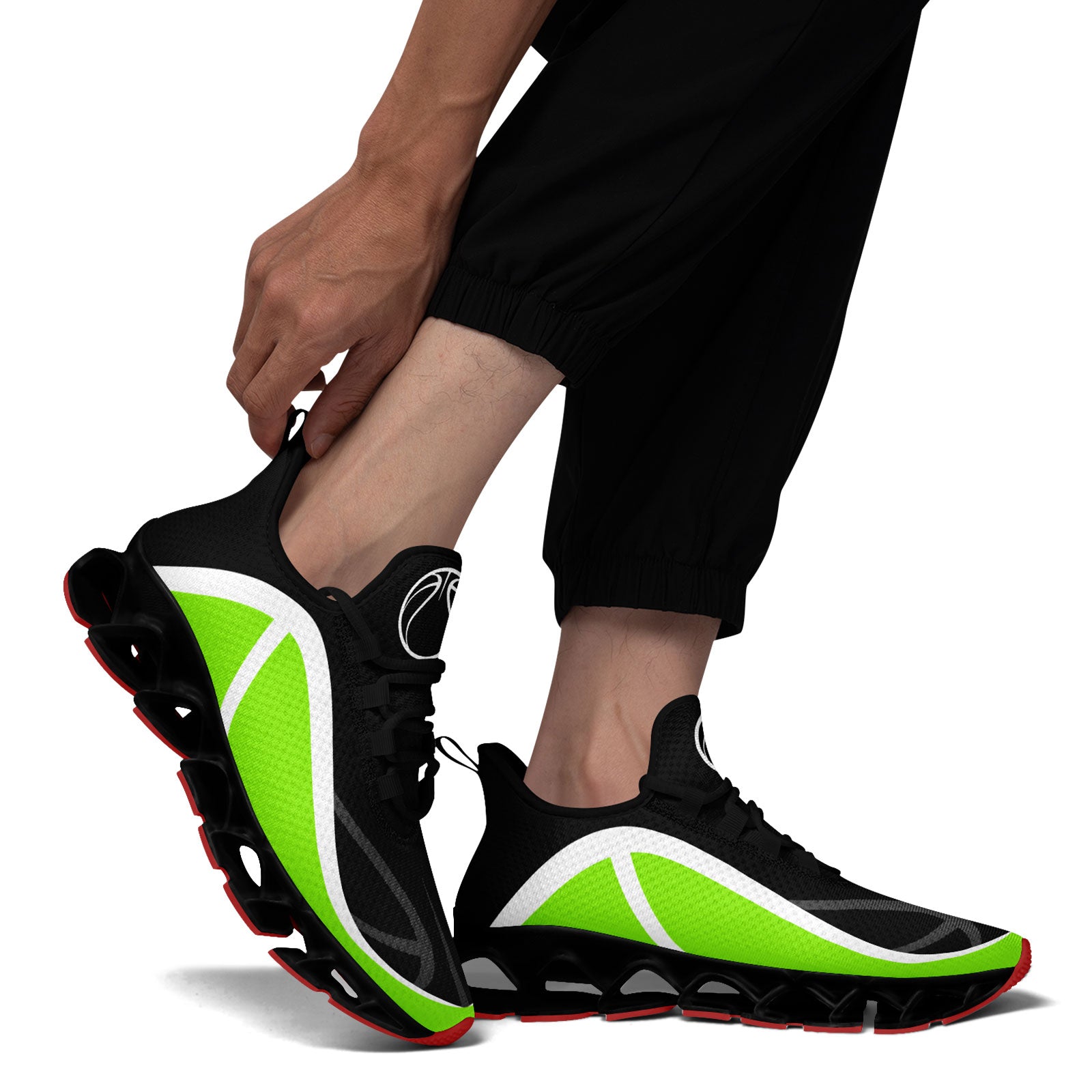 Custom Black Green Maxsoul Shoes Personalized Sneaker FN003XD-D020391-19