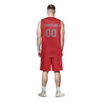 Custom Red Classic Style Sports Uniform Basketball Jersey BBJ01-D020105-1