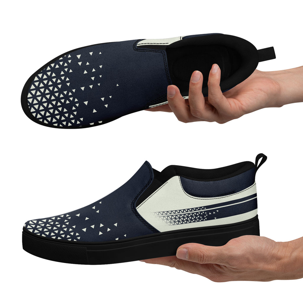 Custom Canvas Sneakers Personalized Slip On Shoes FN071-E023042-8