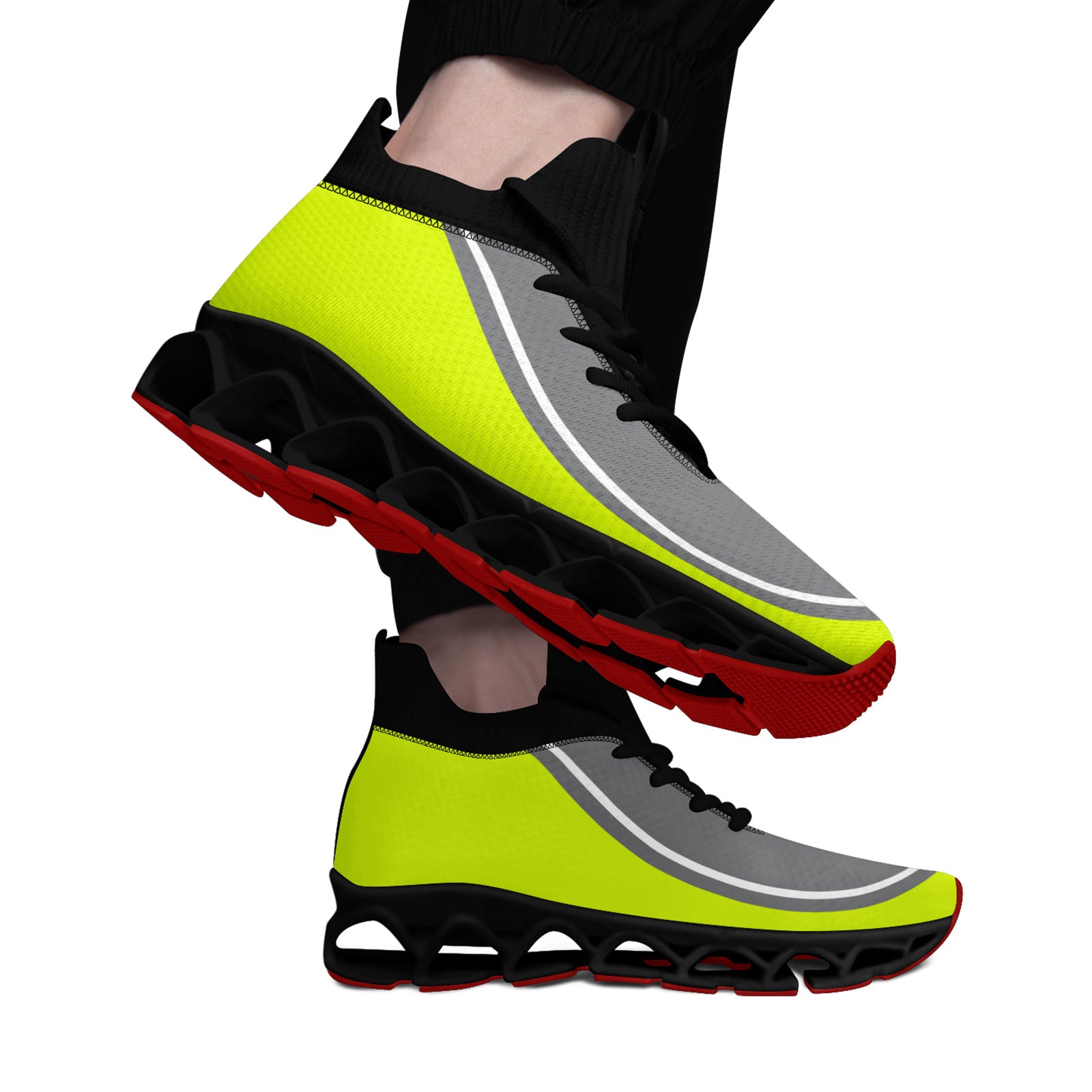 Custom Green Gray Maxsoul Shoes Personalized Sneaker FN030XD-D020388-22