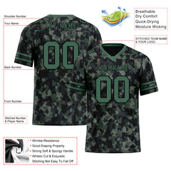 Custom Camo Personalized Authentic Football Jersey FBJ02-D06112