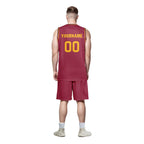 Custom Red Classic Style Sports Uniform Basketball Jersey BBJ01-D020105-2