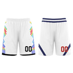 Custom White Rainbow Denver City Edition Personalized Reversible Basketball Set Sports Basketball Jersey BBJ01R-D0610-8