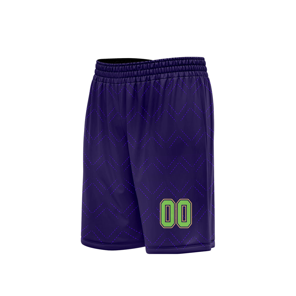 Custom Purple Green Gold City Edition Personalized Sports Uniform Authentic Basketball Jersey BBJ01-D06101-19