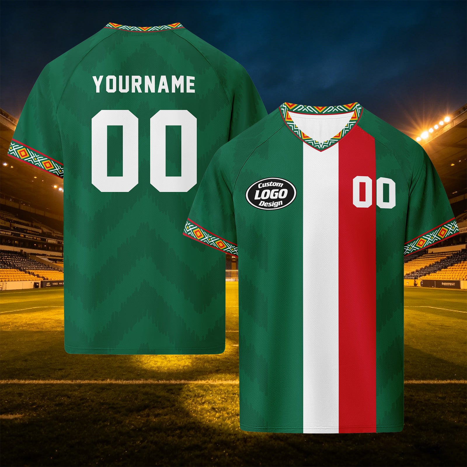 Custom Mexico 2026 World Cup Football Shirt Customized Soccer Jersey for Fans Add Your Name & Number FZ190-F009151-3