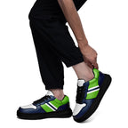 Custom Blue Green Seattle Shoes Personalized Sneaker FN032-D020389-27