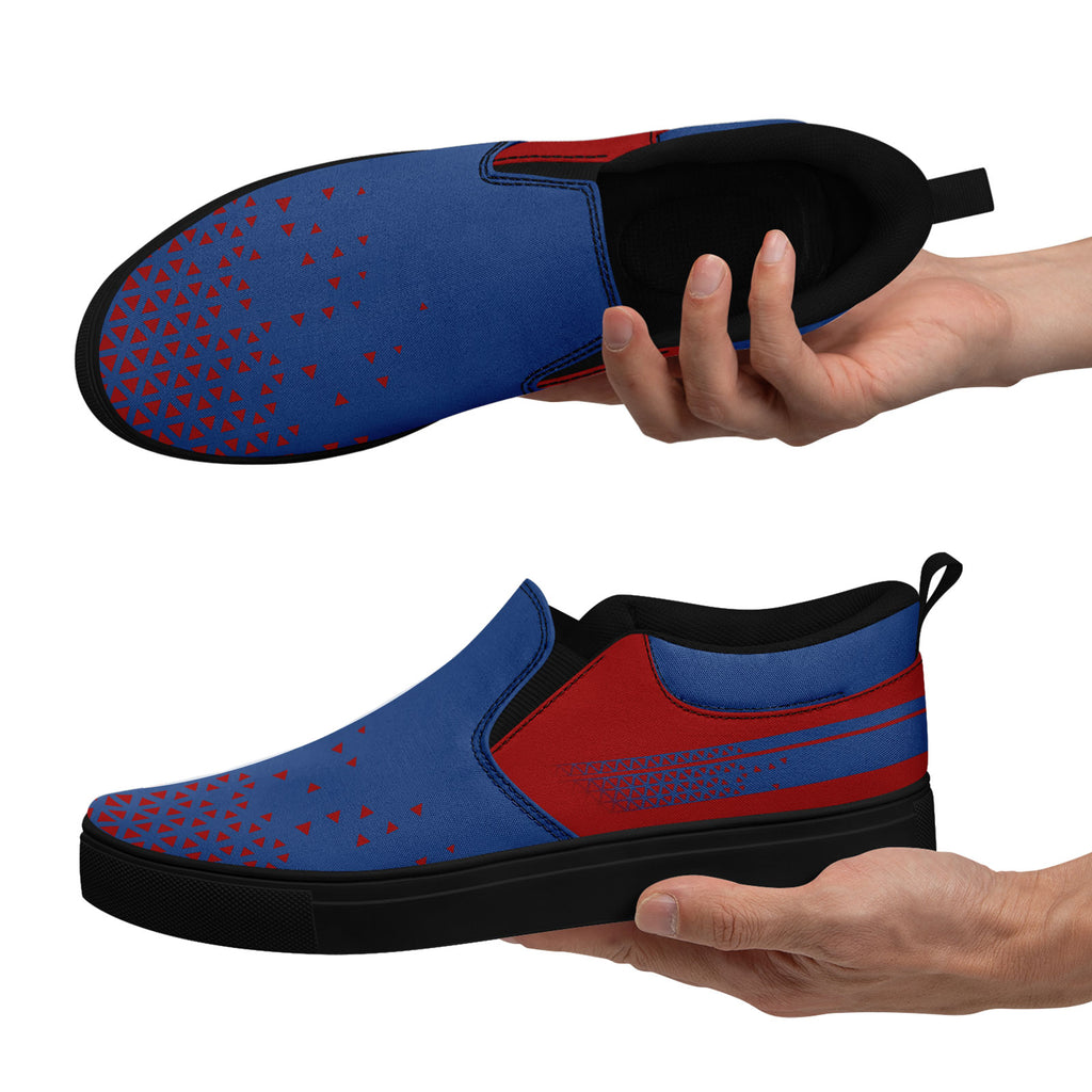 Custom Canvas Sneakers Personalized Slip On Shoes FN071-E023042-3