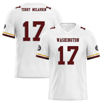 Custom White Washington Personalized Authentic Football Jersey FBJ02-D020263-31
