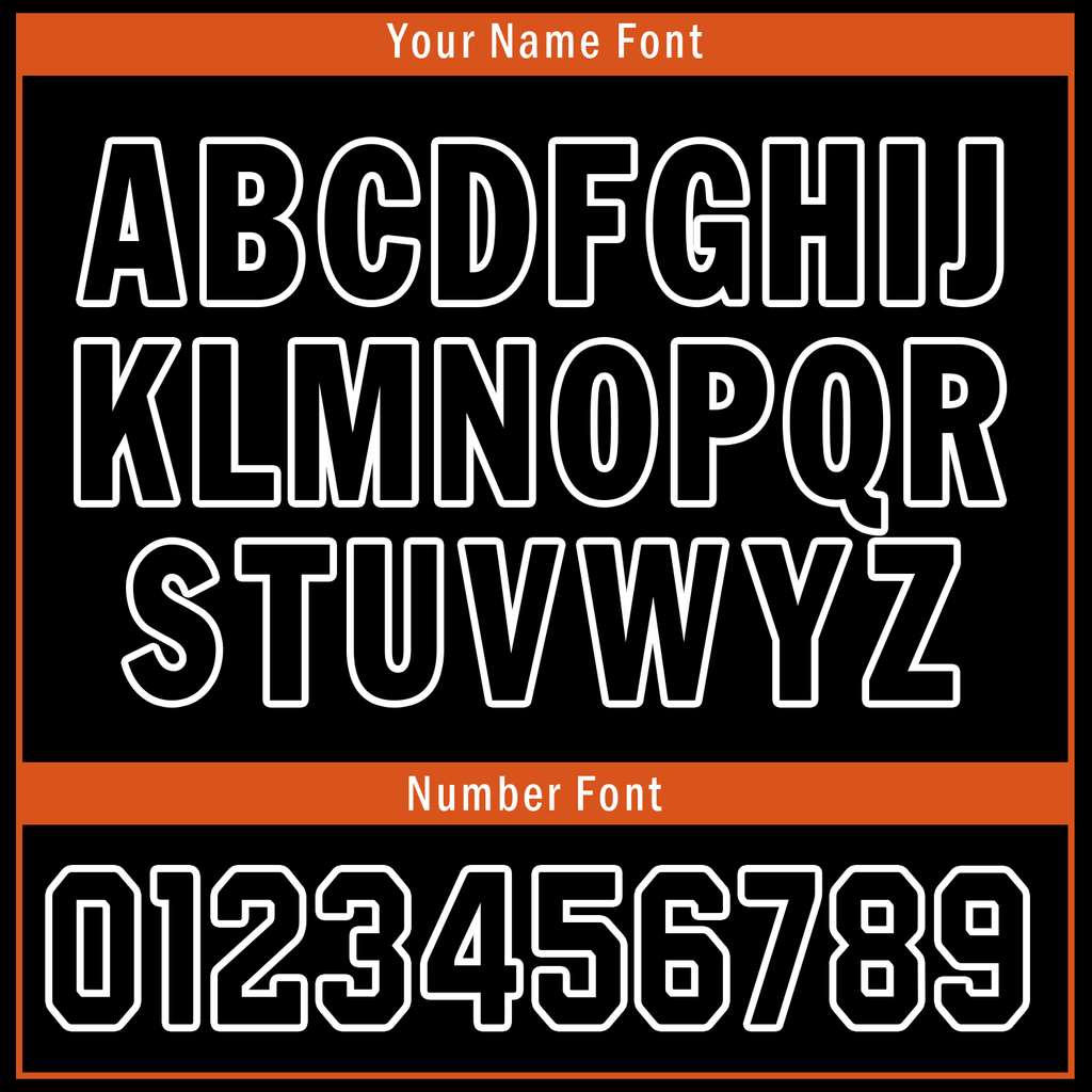 Custom Black Orange Personalized Hockey Jersey HCKJ01-D0a70ec