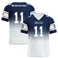 Custom Blue White Dallas Personalized Authentic Football Jersey FBJ02-D020249-9