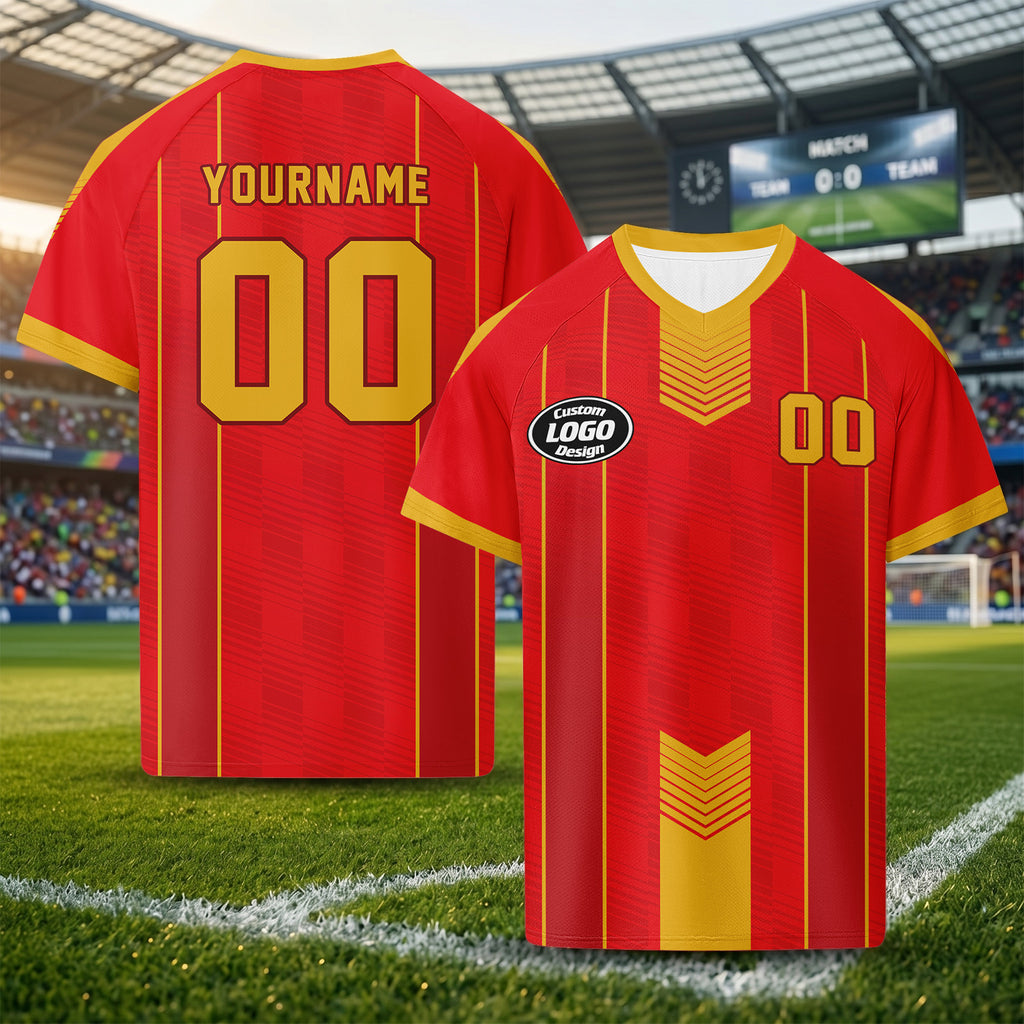 Custom Spain 2026 World Cup Football Shirt Customized Soccer Jersey for Fans Add Your Name & Number FZ190-F020047-4
